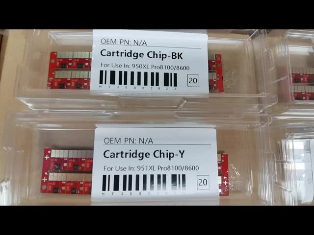 Cartucho de tinta de cor Chip de reinicialização automática para H P 950XL 951XL 950 951 OfficeJet Pro 8100 8600 8610 8615 8625 8660