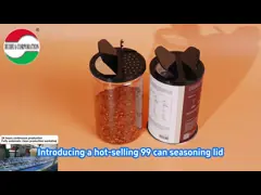 Chocolate Powder Sugar Salt Pepper Herbs Tea Plastic Flip Top Salt Shaker Cap for Spice Storage Dog & Cat Food Sifter Lid