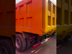 Second hand Howo Brand 6x4 Dump Truck 375 Horsepower Manual Transmission Diesel Fuel New Condition For Construction In Africa