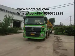 Carga segura con carga lateral del remolque descarga lateral y botón de parada de emergencia