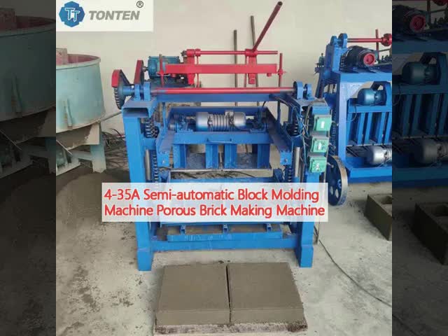 コンクリートレンガを作る機械 セメント ホールブロック 半自動ブロック