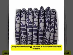 100% Nylon Custom Logo Round Jacquard Cord