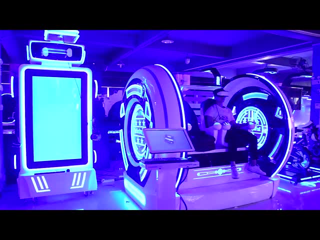 ドリームランド 独占 バーチャルリアリティ 9D VR 映画 2人用 9D VR ローラーコースター ゲームマシンシミュレーター