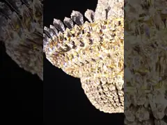 Non Standard Engineering Center Hall Large Chandeliers For Duplex Villa