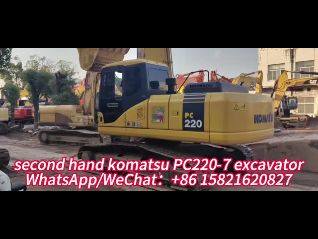 コマツー PC220-7 中古水力掘削機 22トン 中古掘削機