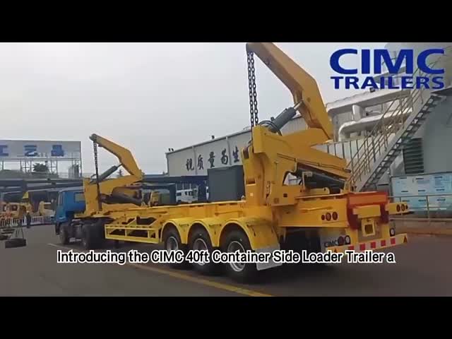 Side Loader Semi Trailer Optimized For Efficient Container Loading Unloading Enhanced Stability And Safety