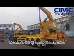 China CIMC 2 Axles Skeleton Semi Trailer Perfect Solution For B2B Transportation Needs supplier