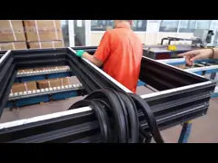 Modern Aluminium Glass Swing Door Waterproof With Good Sealing