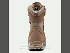 Euro 36-47 Unisex Military Boots Durable Dependable For Any Mission