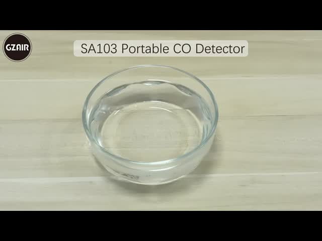 デジタルディスプレイ 125g の コンパクト 携帯 炭素 片酸化 警報 検出器