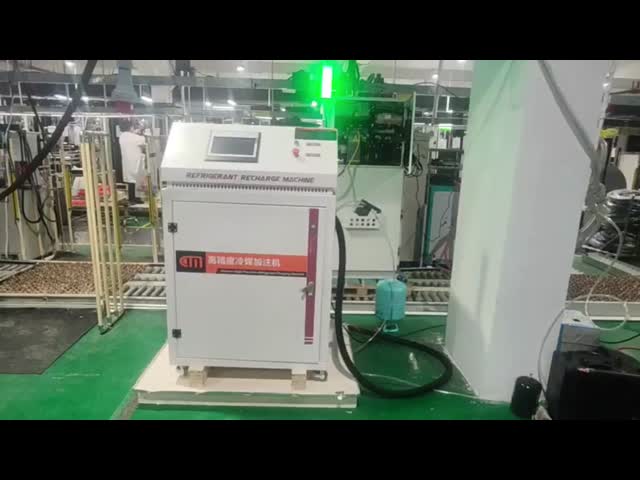 R32 Automatic Refrigerant Recovery Charging Machine Air Conditioner Recovery System R134a R290 Ac Gas Recharge Machine video