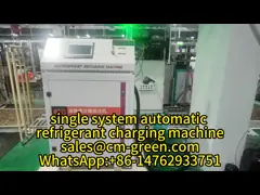 R32 Automatic Refrigerant Recovery Charging Machine Air Conditioner Recovery System R134a R290 Ac Gas Recharge Machine video