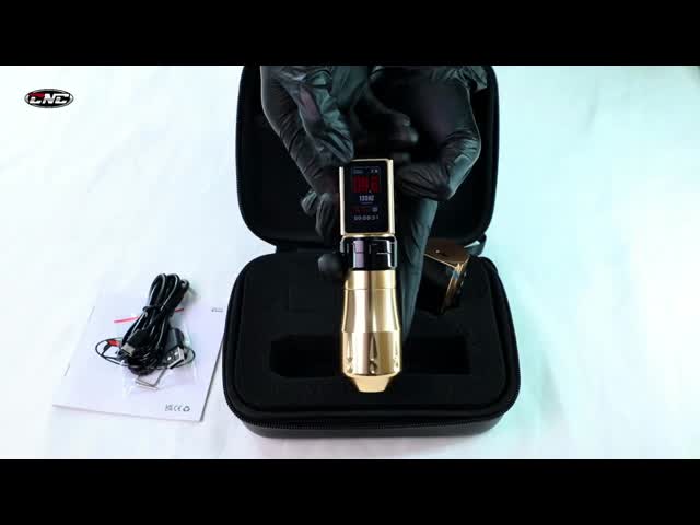 Professional Wireless Tattoo Gun with Energy-Saving Mode, Dual Battery System & Smart Memory for Smooth & Precise Tattooing