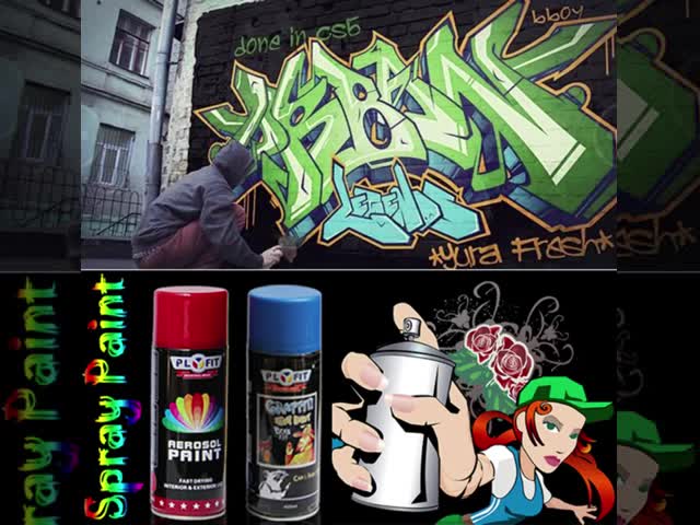 Pintura à pistola fluorescente 400ml de alto brilho dos grafittis do aerossol para a pintura de parede
