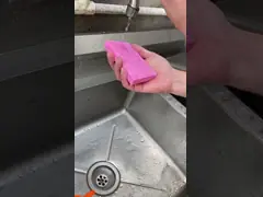 Eco Friendly Kitchen Cleaning Sponge Scourer Polyester Customizable