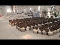 Potes de cerámica sencillos de alta durabilidad para plantas de jardín y suculentas
