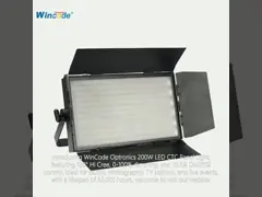 200W LED-paneel zacht licht 120° Hoogte CRI Studio licht Hoog vermogen