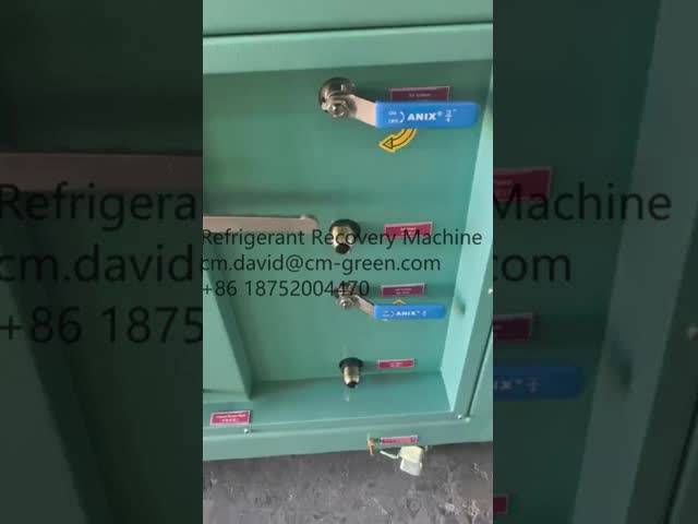 air conditioner 10HP refrigerant vapor recovery charging machine ac gas charging station explosion proof recovery pump