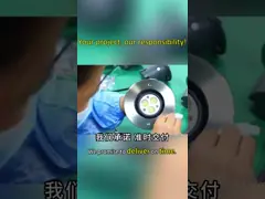 DMX LED Fountain Light IP68 Waterproof Stainless Steel Body Thick Tempered Glass 6W 12W 18W