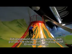 1000 Square Meters Of Green-themed Indoor Children's Playground Equipment