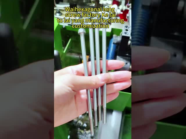 200mm Hex Extra Long Machine Screws SS302 Material DIN571 DIN964