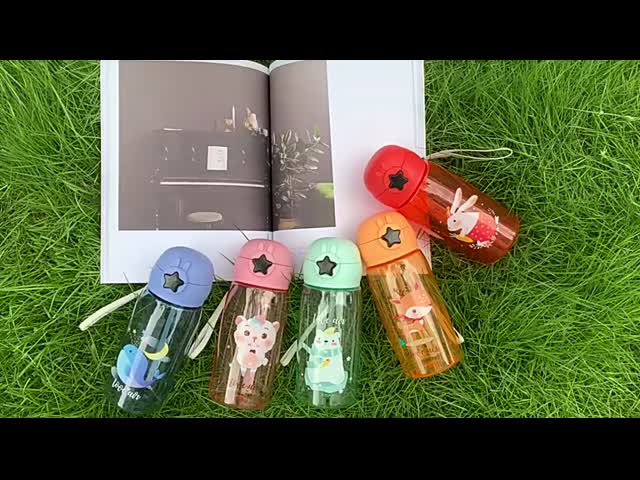 ポップアッププラスチックカップ 蓋とストローで漏れ防止デザインODM