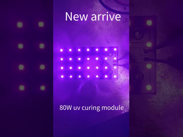 紫外線LEDモジュール80Wはプリンターのための導かれた紫外線ランプを治す破片の紫外線導かれたランプを導いた