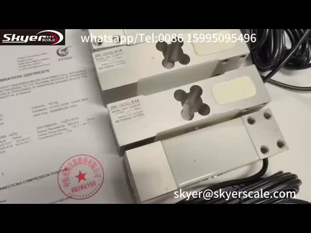 産業用ベンチ秤用のZemic L6E3 100kgセンサーロードセル