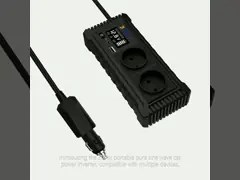 Invertisseur d'alimentation pour voiture de 12 V CC à 110 V AC 220 V avec USB et type C