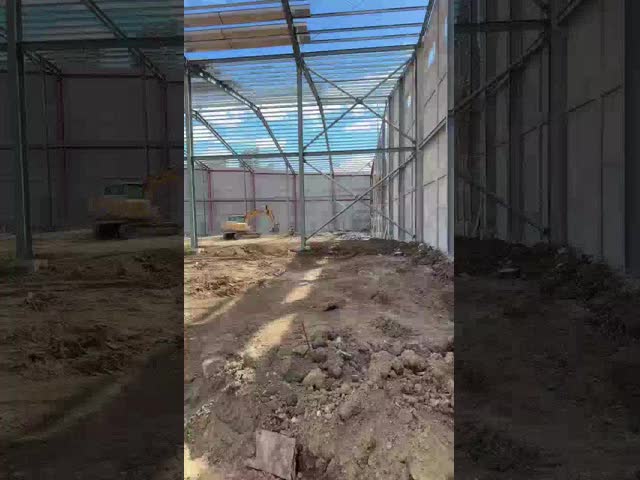 Prefab House Prefabircated Warehouse Building Material Beam Column Steel Building