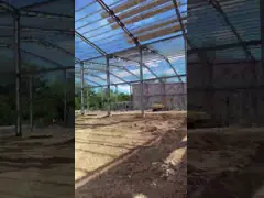 China Prefabricated Light Steel Structure Warehouse Large Span Workshop Building Factory House supplier