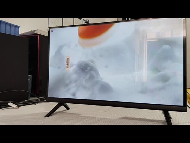 柔軟なスピーカー アンドロイドシステムテレビ 32インチ スマートテレビ オンラインミーティング