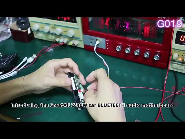 Suporte ao formato de áudio FLAC Bluetooth MP3 Decodificador de placa para exibição de tela a cores
