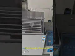 ASTM B117 नमक कोहरे कक्ष 35C-55C सटीक परीक्षण के लिए परीक्षण तापमान