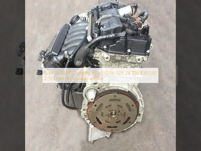 B-M-W B52B30 engine X3 X5 520Li 528 Z4 730 630 530 2.5L Used high quality engine