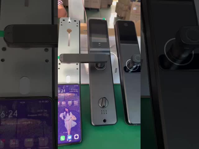Qleung Tuya Wifi アプリカメラロック 生体認証指紋認識 コード ICカードキー S802Pro ホーム