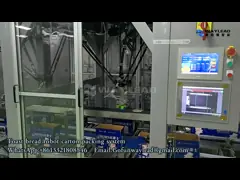 Low Noise Automatic Packaging Line PLC Control Snacks Packing Machine