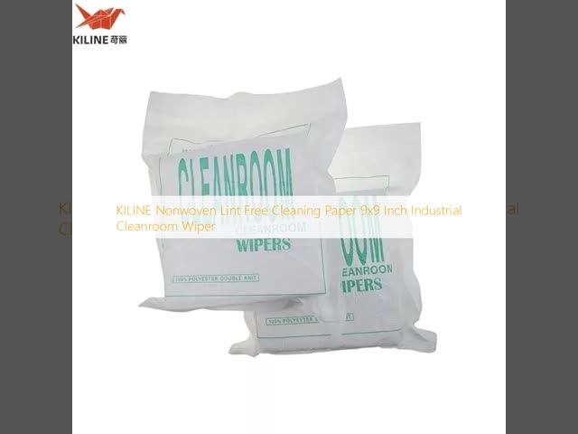 KILINE ノンウェブンリントフリークリーニング紙 9x9 インチ 産業用クリーンルームワイパー