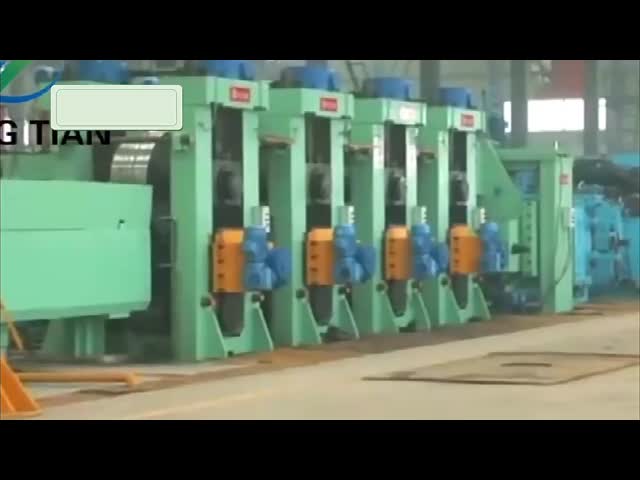 High accuracy steel tube production line erw pipe making machine