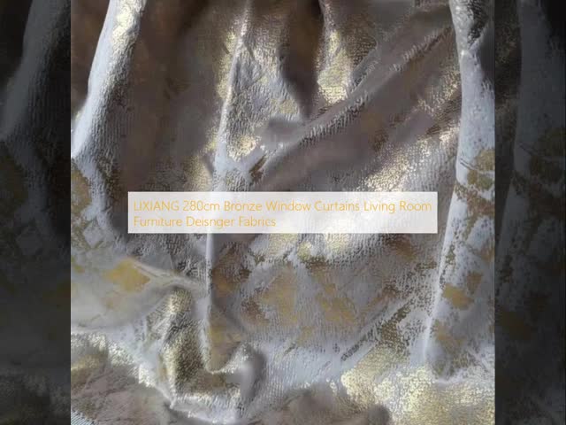 140-280cm Width Velvet Curtain Fabric Plain Style For Living Room Furniture