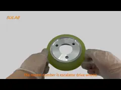 Mitsubishi Escalator Friction Wheel 132*35*44 Handrail Drive Wheel YS011C272G01 Pressure Wheel Original