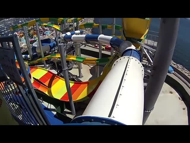 ODM Outdoor Commercial Playground Swimming Pool Fiberglass Water Slide for Adults
