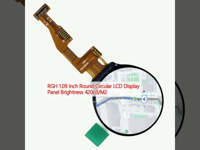 RGH 1.09 インチ 丸い円形液晶ディスプレイ パネル 明るさ 420cd/M2