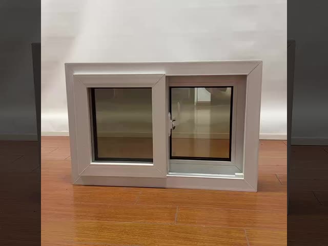 強化鋼 PVC スライディングウィンドウ 双窓UPVC スライディングウィンドウ CE
