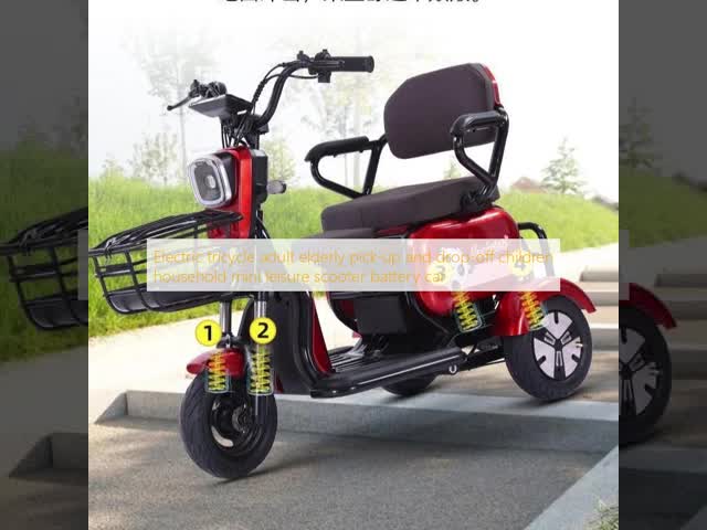 Mini Leisure Electric Three Wheel Tricycle Household Adult Elderly Pick Up Drop Off