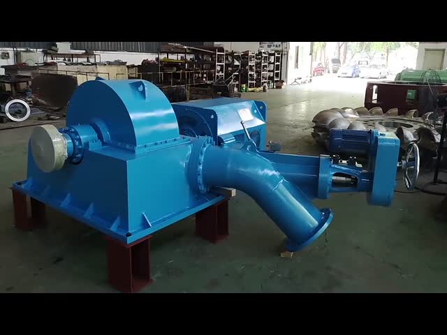 Generador de turbina de agua de acero / acero inoxidable Hydroturbine El video