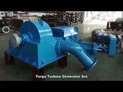 Generador de turbina de agua de acero / acero inoxidable Hydroturbine video