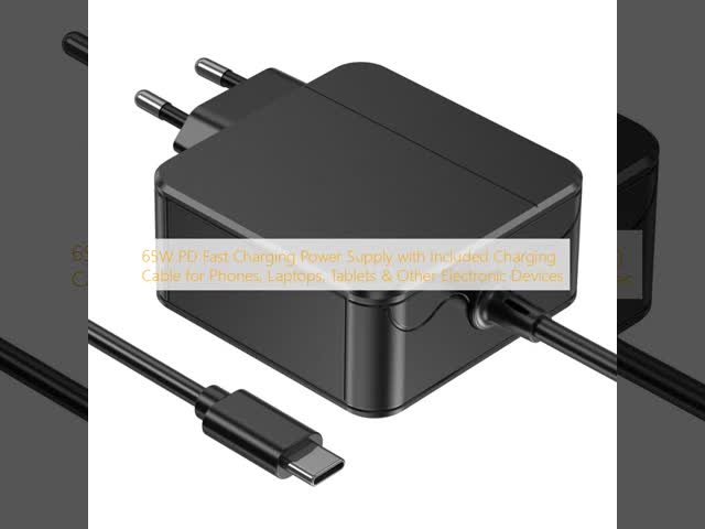 携帯電話 65W PD 急速充電器 軽量 ポータブル 高速 タブレット