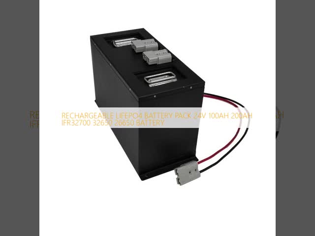 リチャージ可能なLIFEPO4 バッテリーパック 24V 100AH 200AH IFR32700 32650 26650 バッテリー