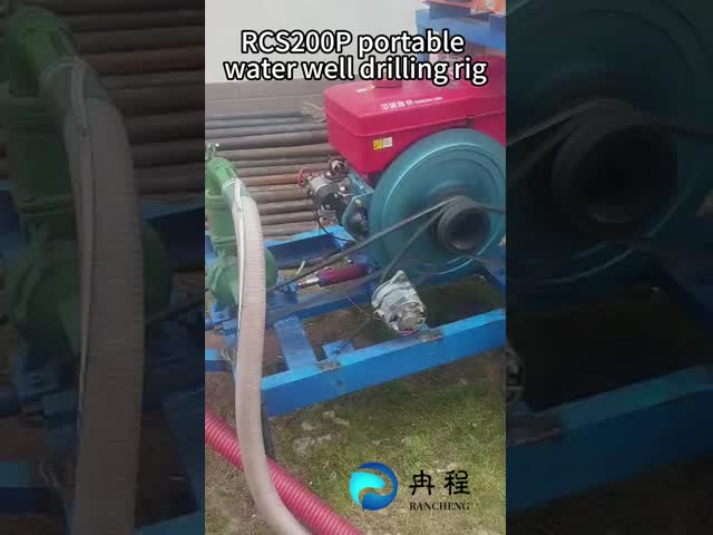 150m DTH 水力水井掘削リグ 機械 携帯型  pneumatic トレーラー 設置式 掘削リグ